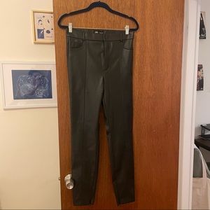 SPECIAL PRICE TONIGHT ONLY Zara faux leather pants with ankle zip